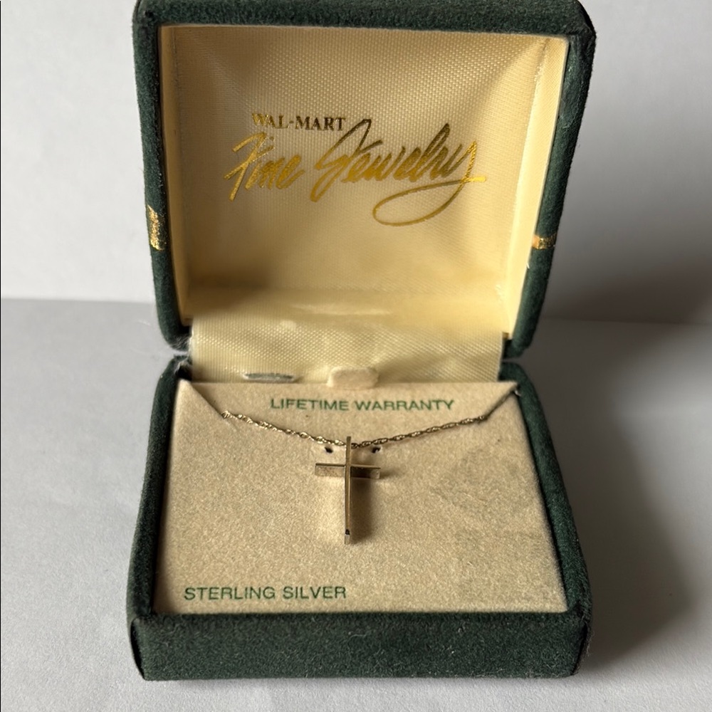 Sterling Silver Cross Necklace